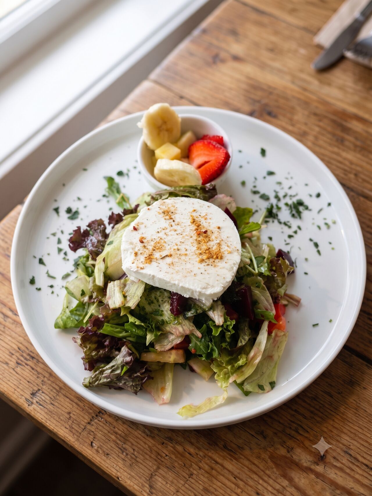 Goat cheese salad