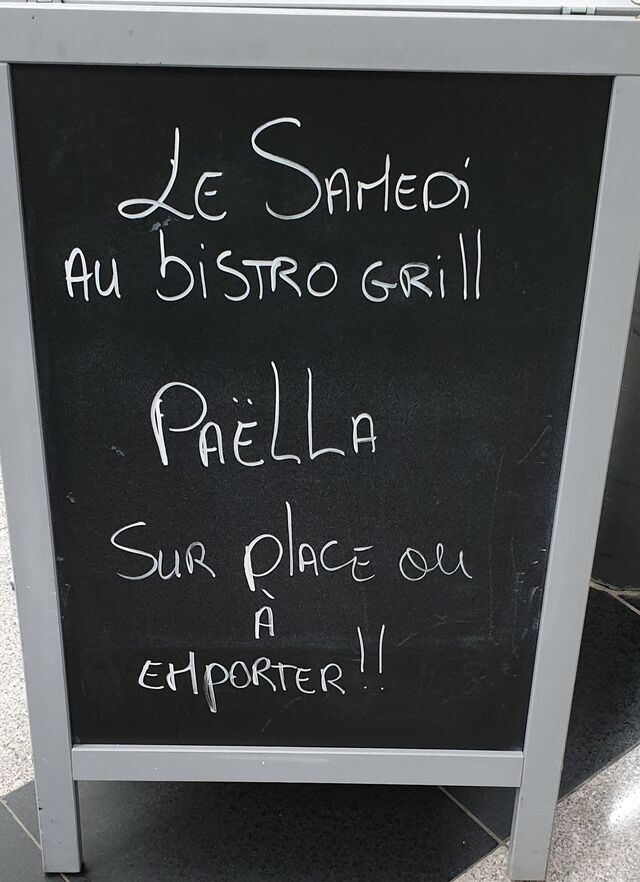 Nouveauté paella à 13,50€
