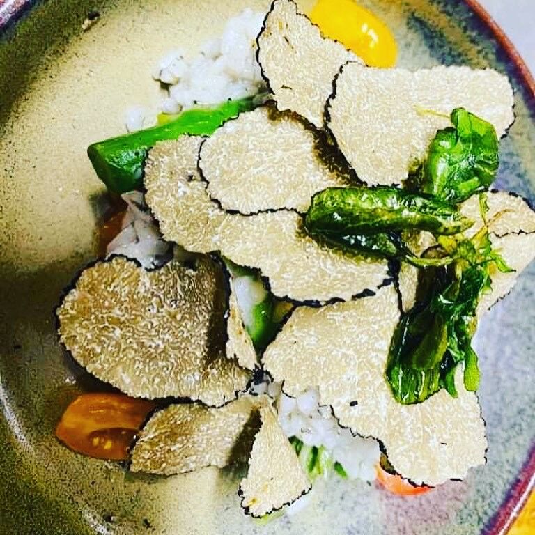 Risotto aux truffes et asperges 24€
