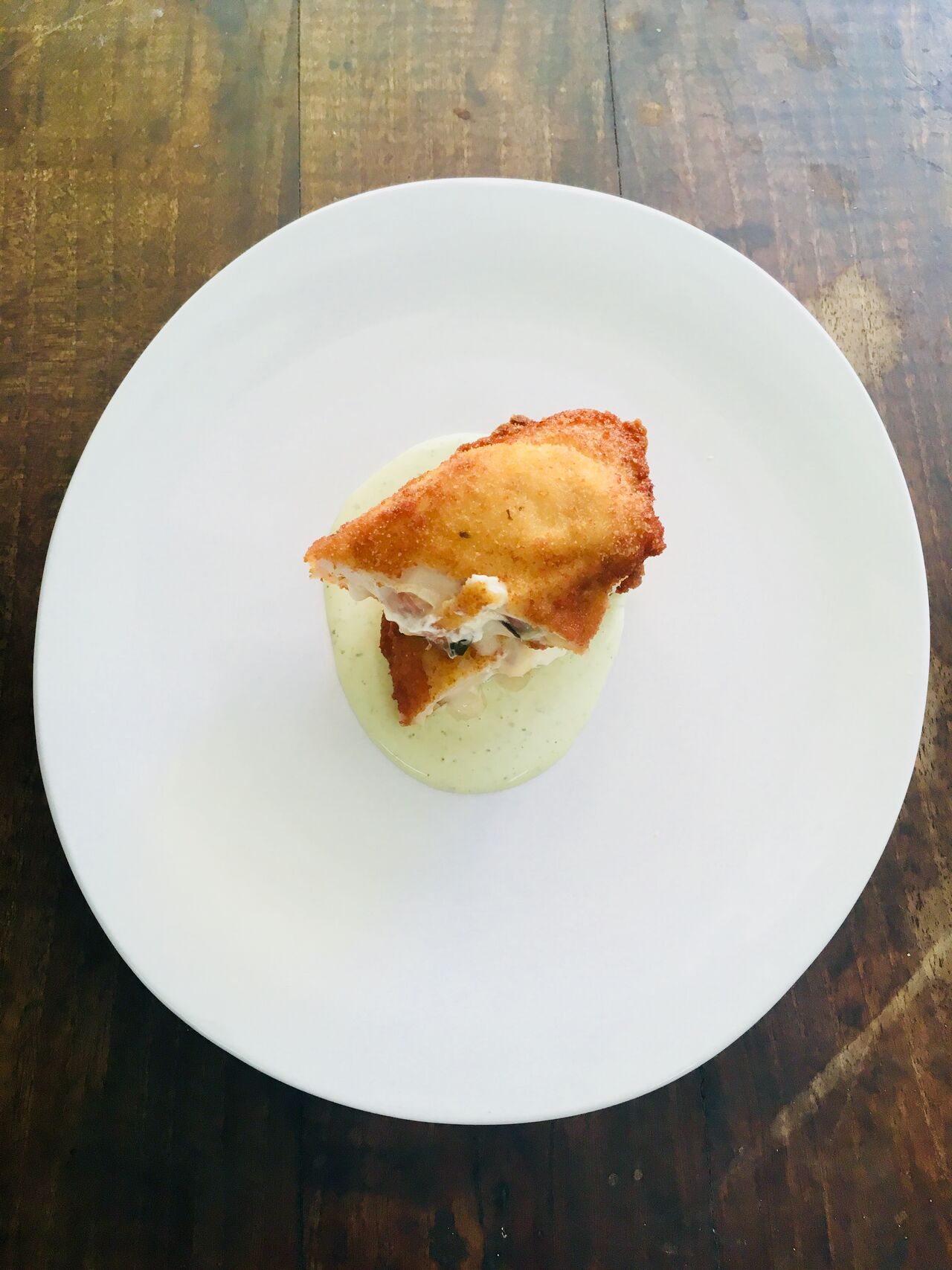 Pechuga rellena de jamón y queso 