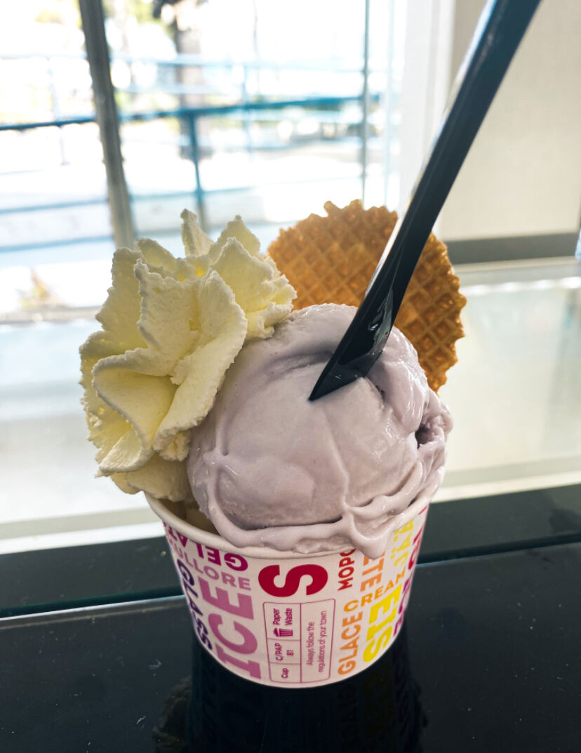 Retour en enfance la crème glacée à la Violette 