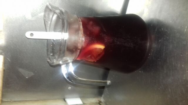 A nossa sangria caseira preparada ao momento... 