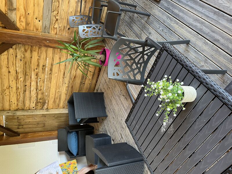 Salon de jardin pour le Verre 