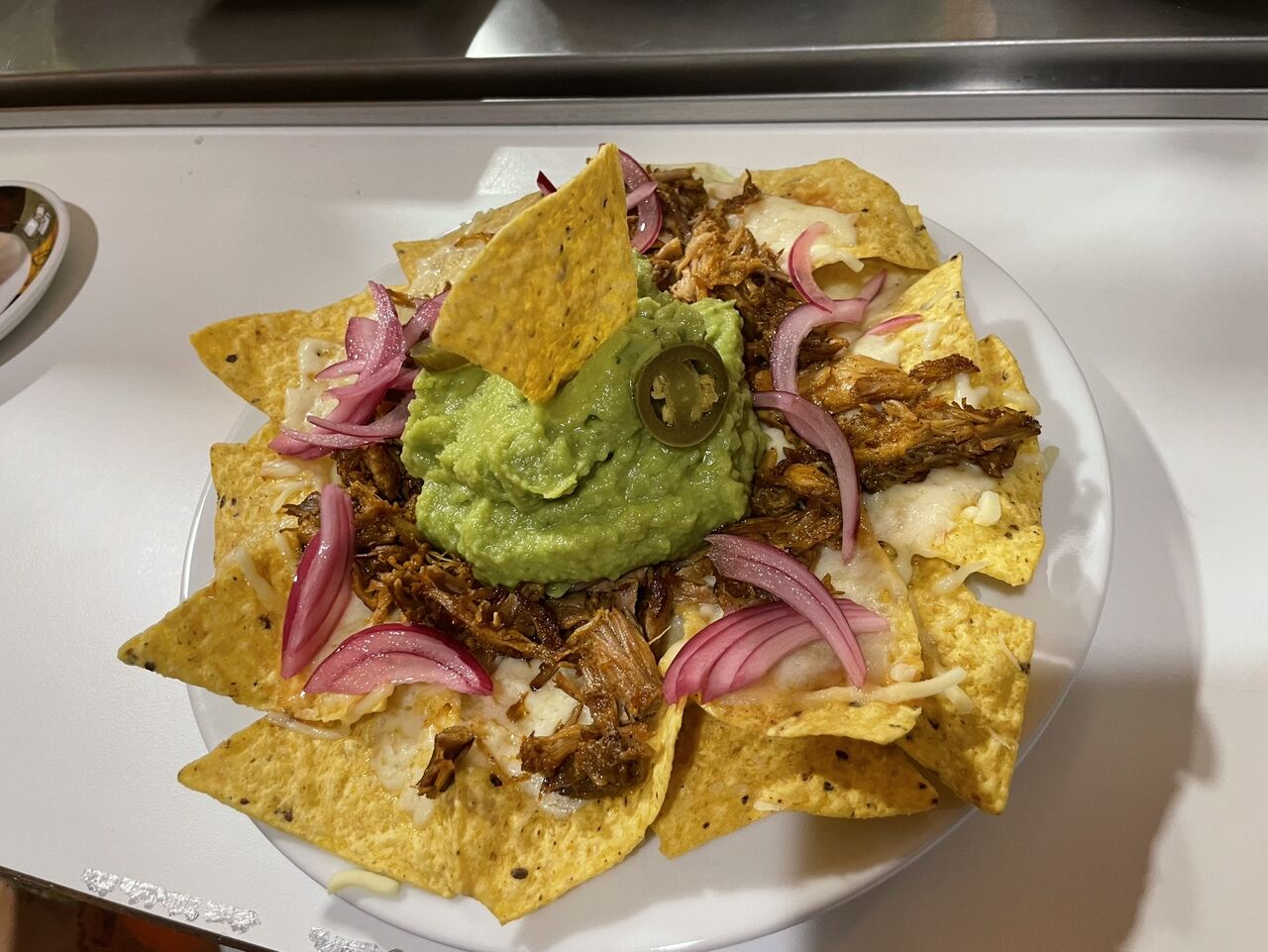 Nachos cochinita pibil