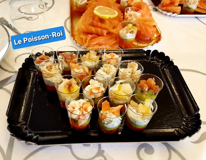  Verrines apéritives faites avec nos produits. Disponible sur nos marchés en quantité limitée.