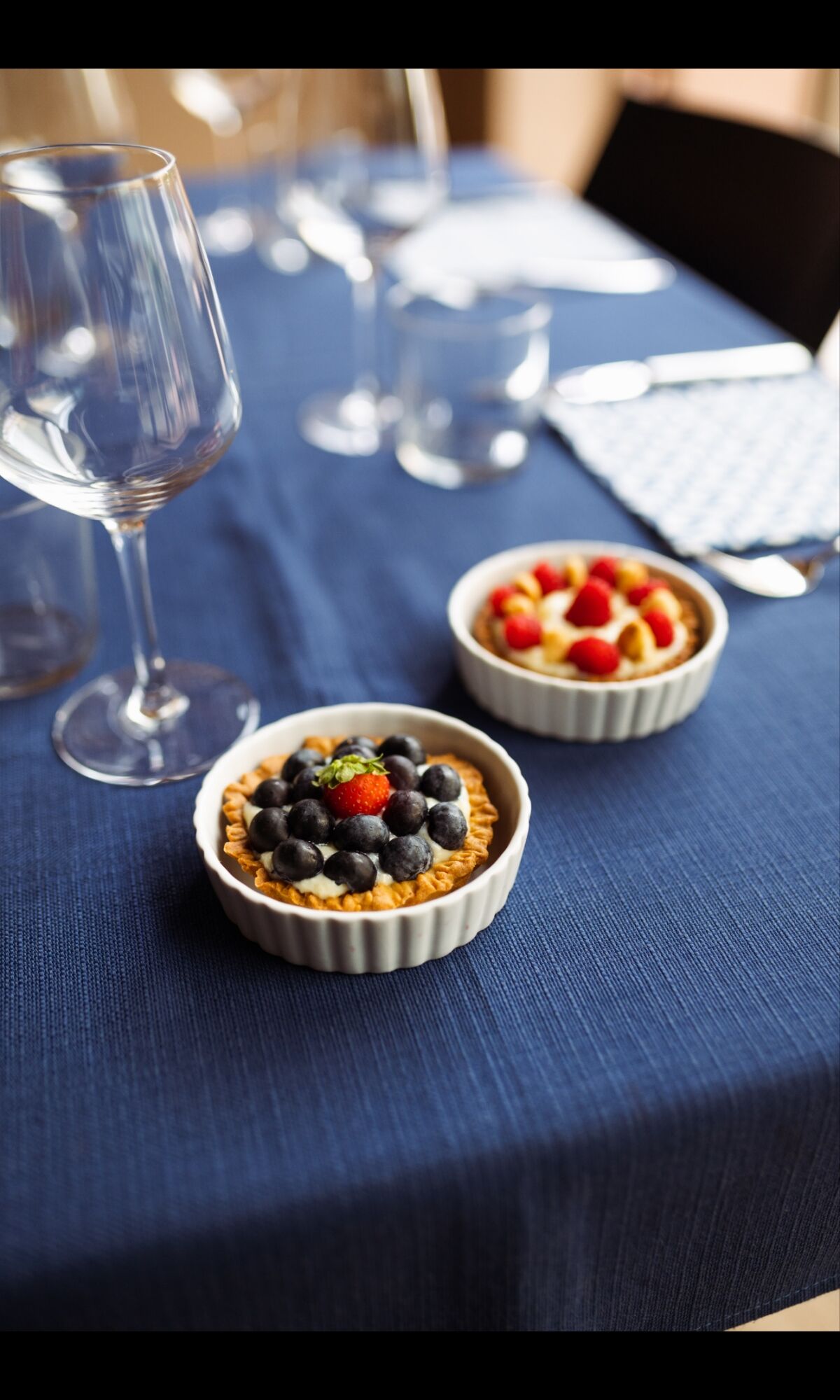 Crostatine di frutta con crema pasticcera