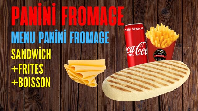 MENU PANINI FROMAGE