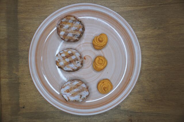 Filetto di maiale con purè di patate dolci