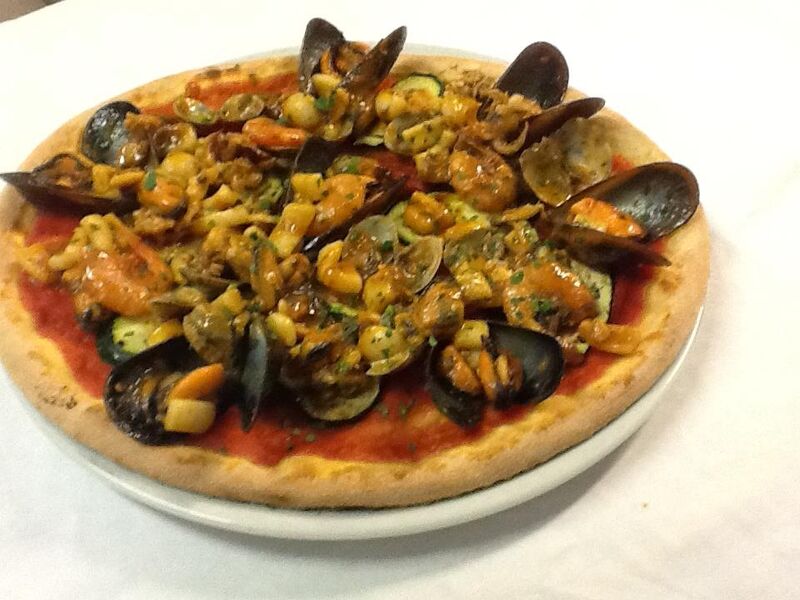 Pizza ai frutti di mare