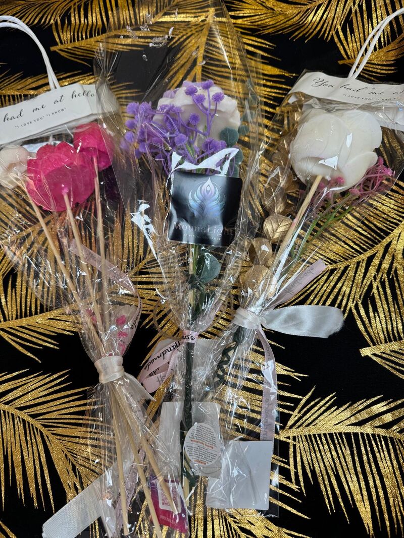 Fleurs a voeux (bougies) « Mounalight »