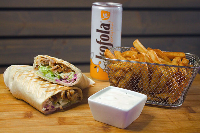 Kebab menu s tortillou