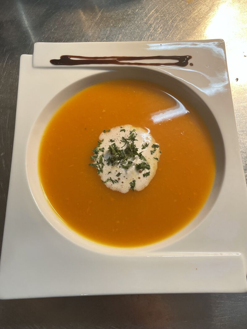 Kürbiscremesuppe
