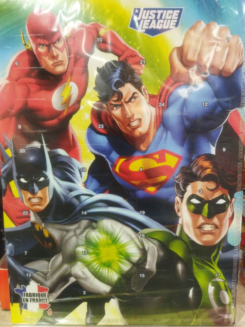 Calendrier de l'avent super héros 2.30€ pce