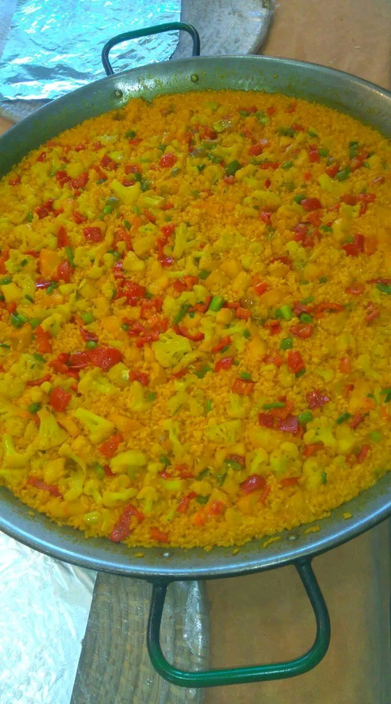 Arroz con col y bacalao