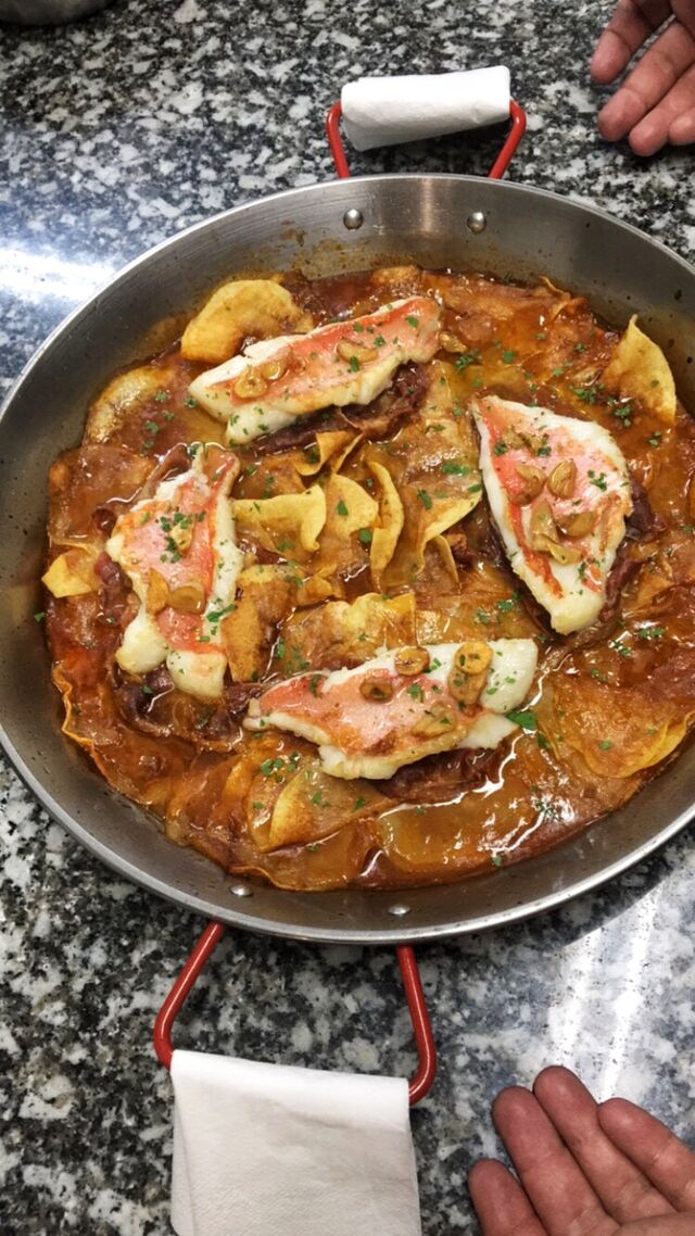 Pescado fresco del día