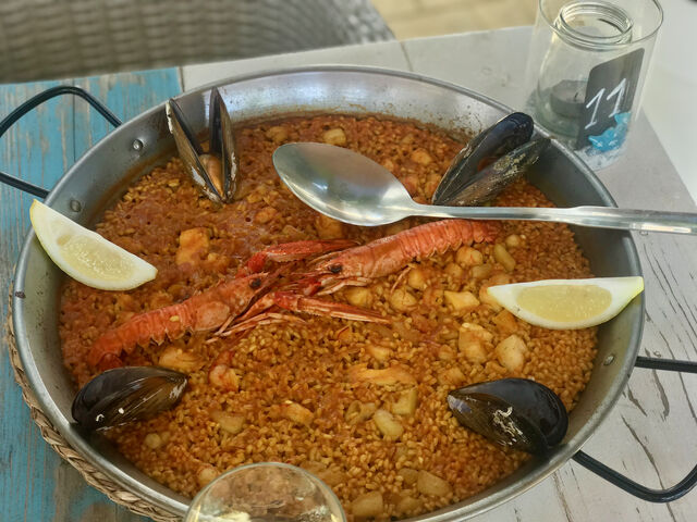 Paella mariscos
