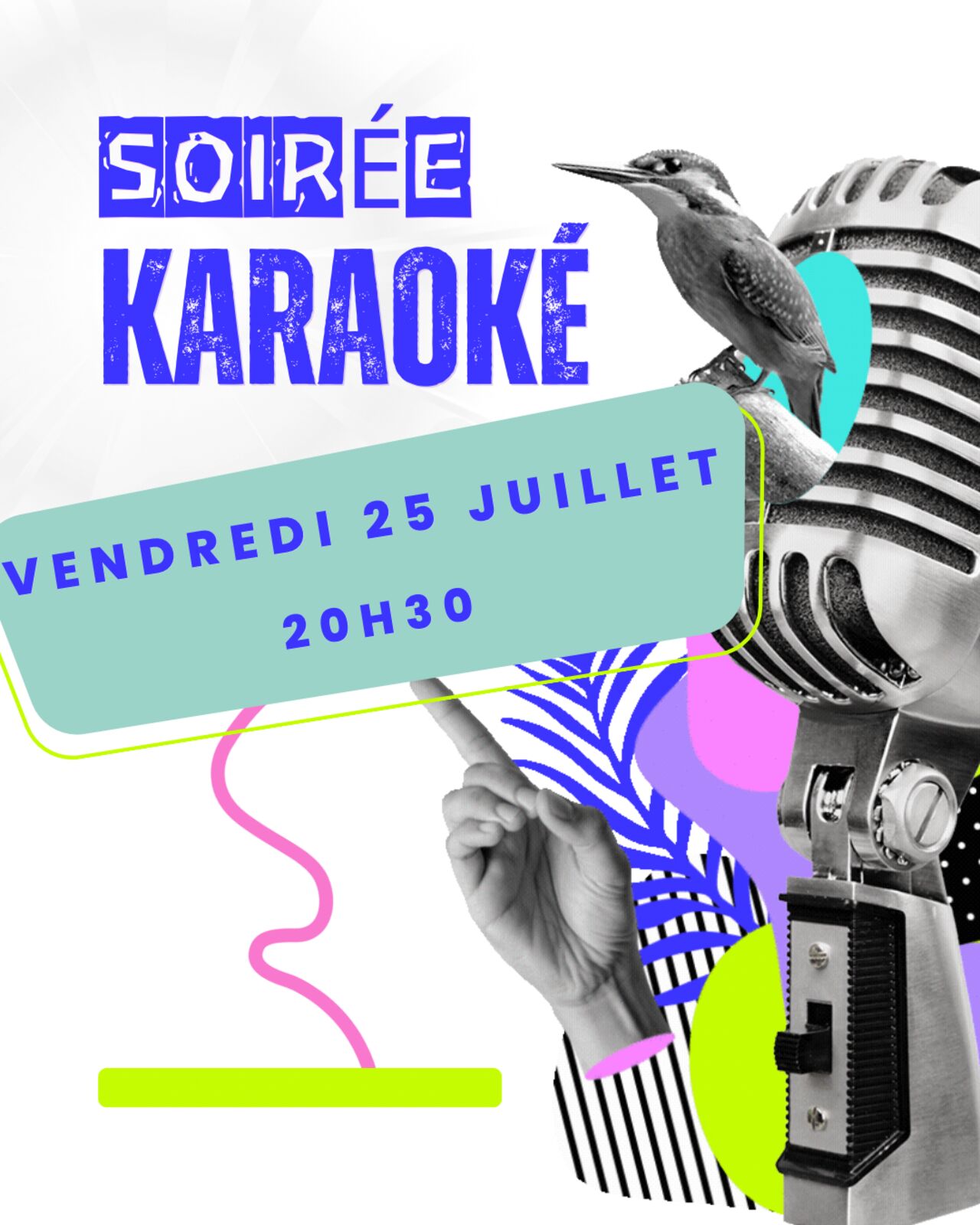 Soirée Karaoké vendredi 25 juillet à 20h30