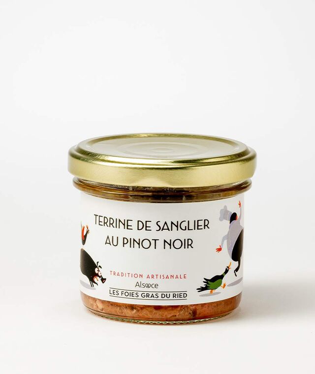 Terrine de sanglier au pinot noir - 90gr - 3,82€