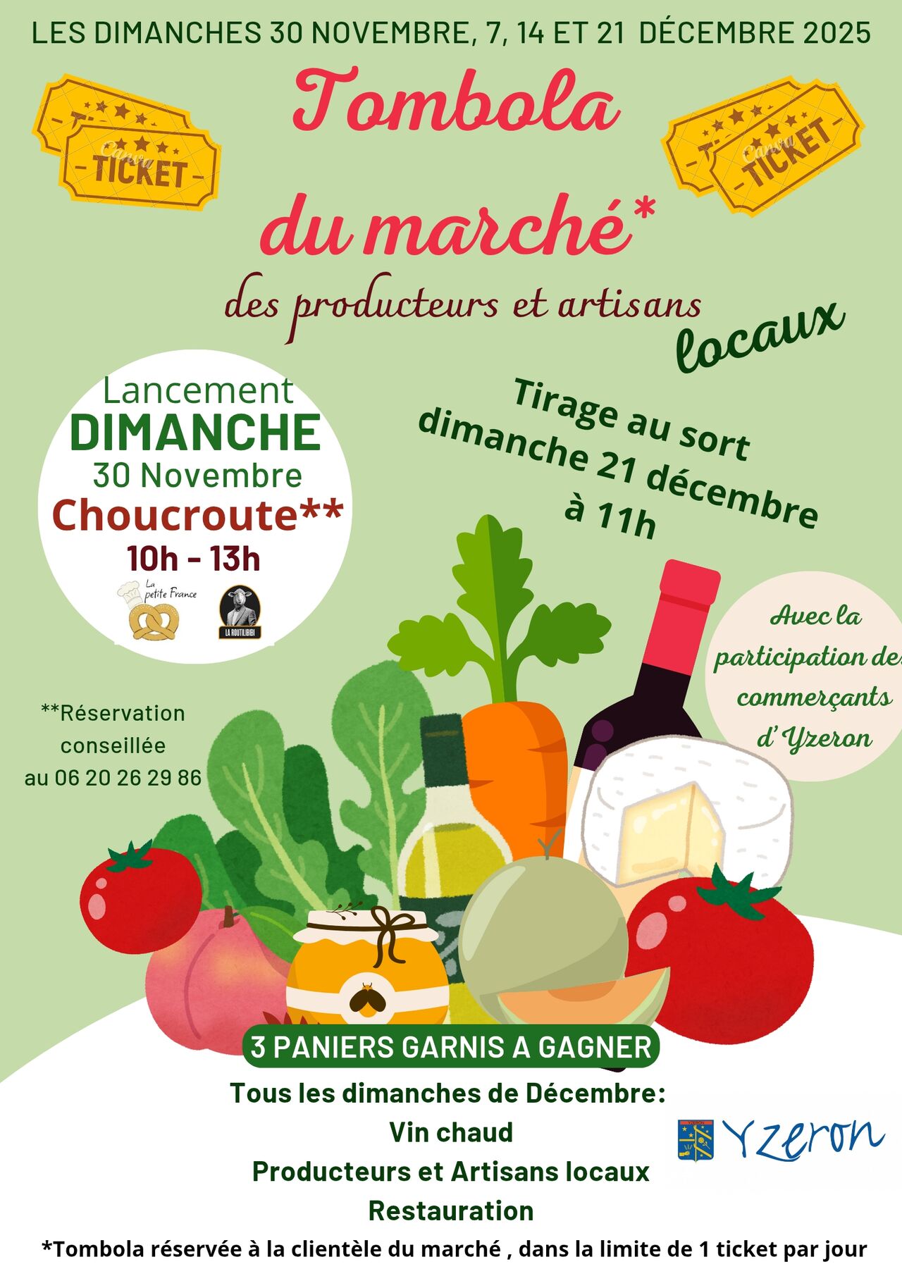 Tombola du Marché d'Yzeron