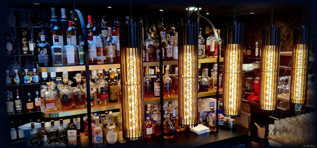 Bar à Rum et whisky