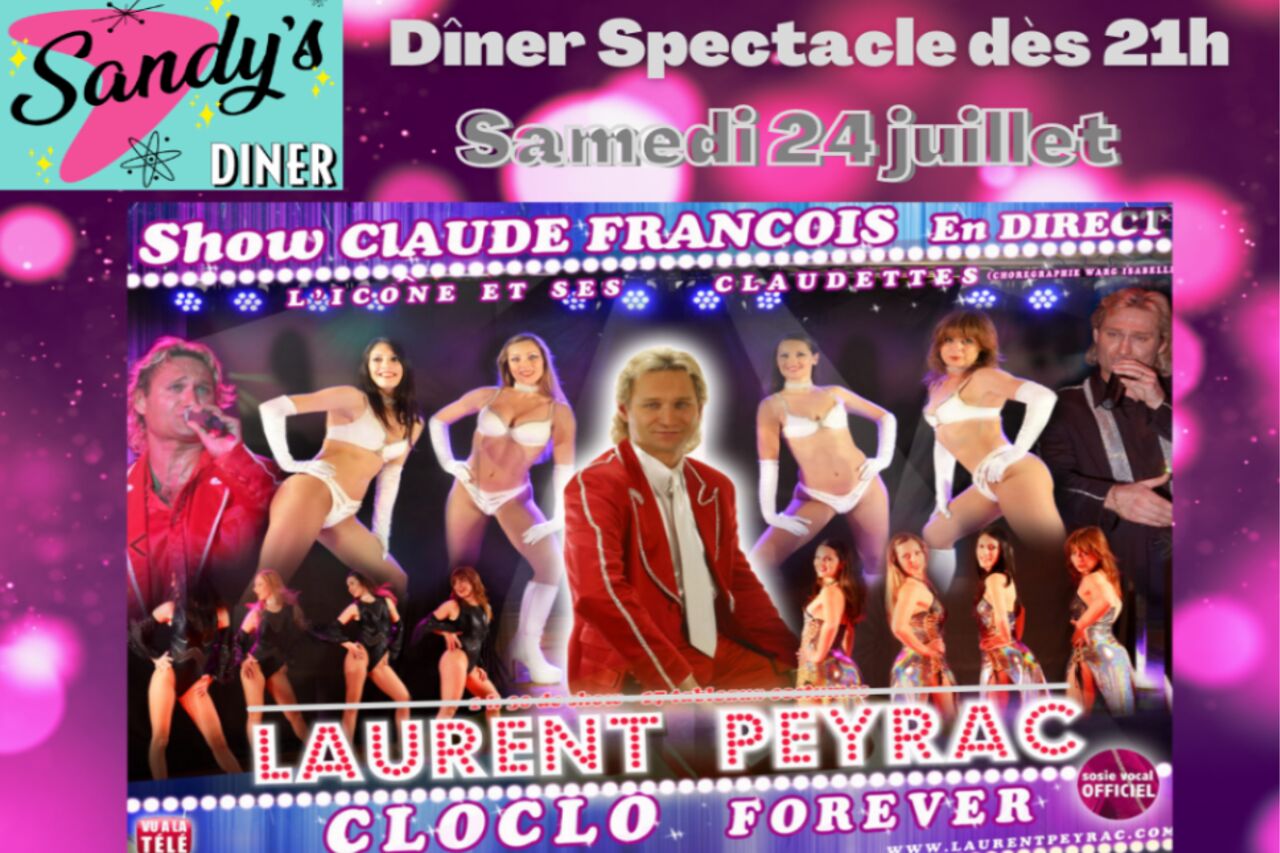 SHOW "CLAUDE FRANCOIS"- SAMEDI 24 juillet dès 19h