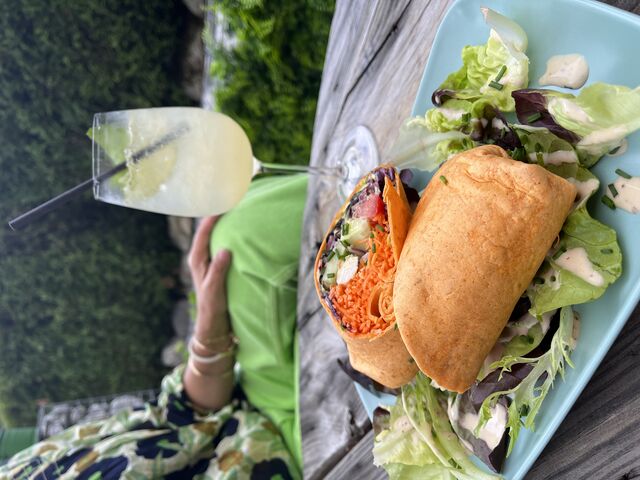 Wrap poulet curry