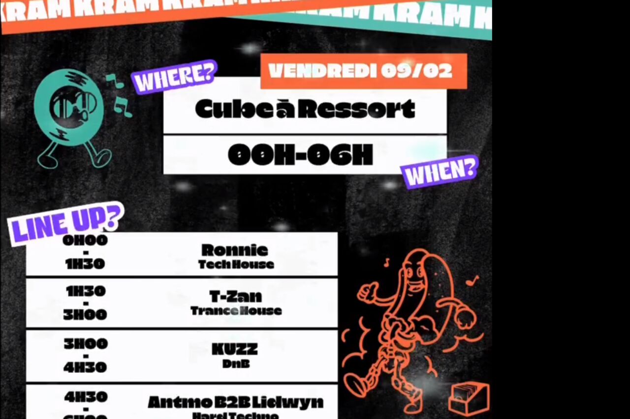 COLLECTIF KRAM LE VENDREDI 9 FEVRIER