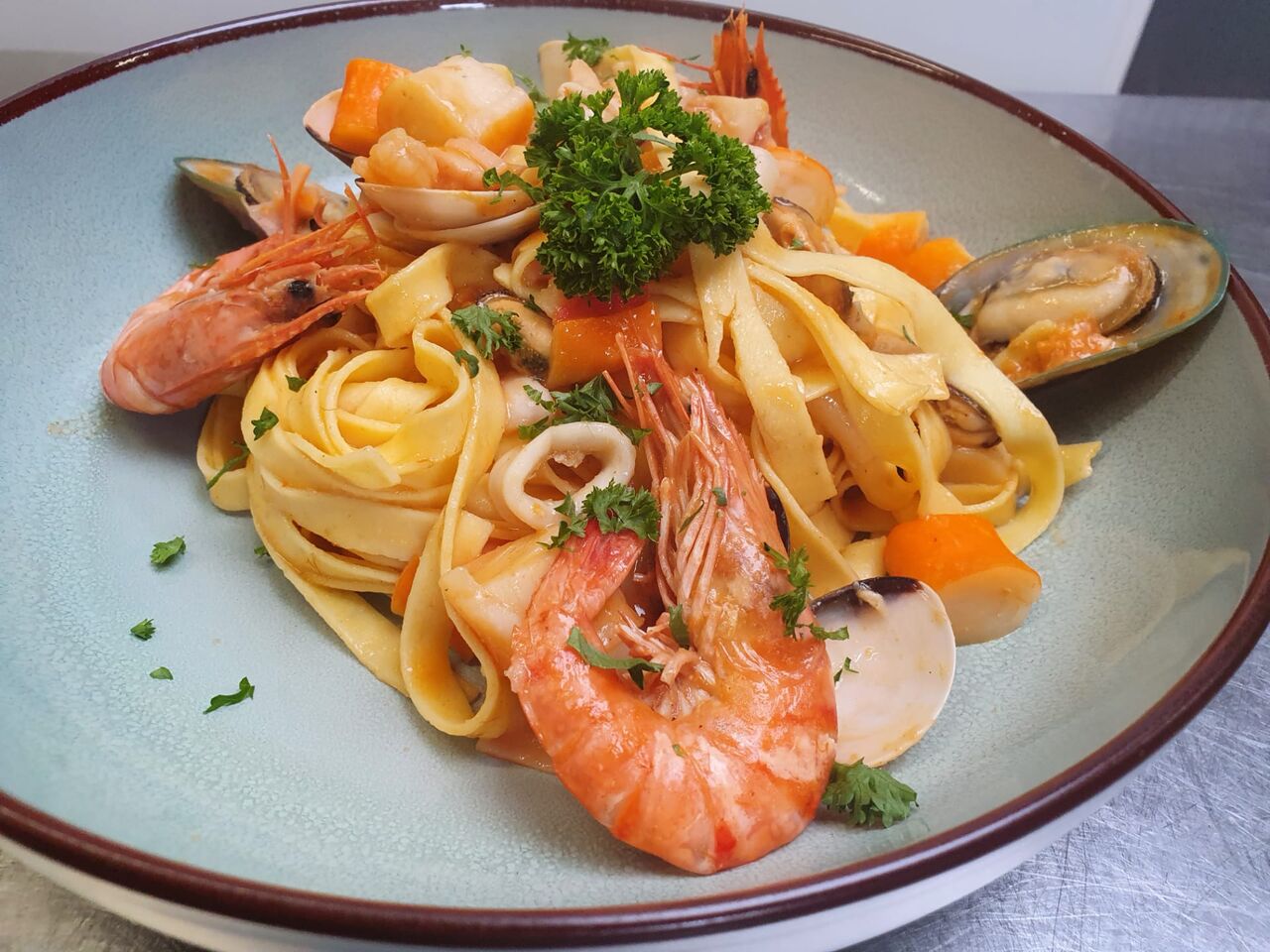 Tagliatelle zeevruchten