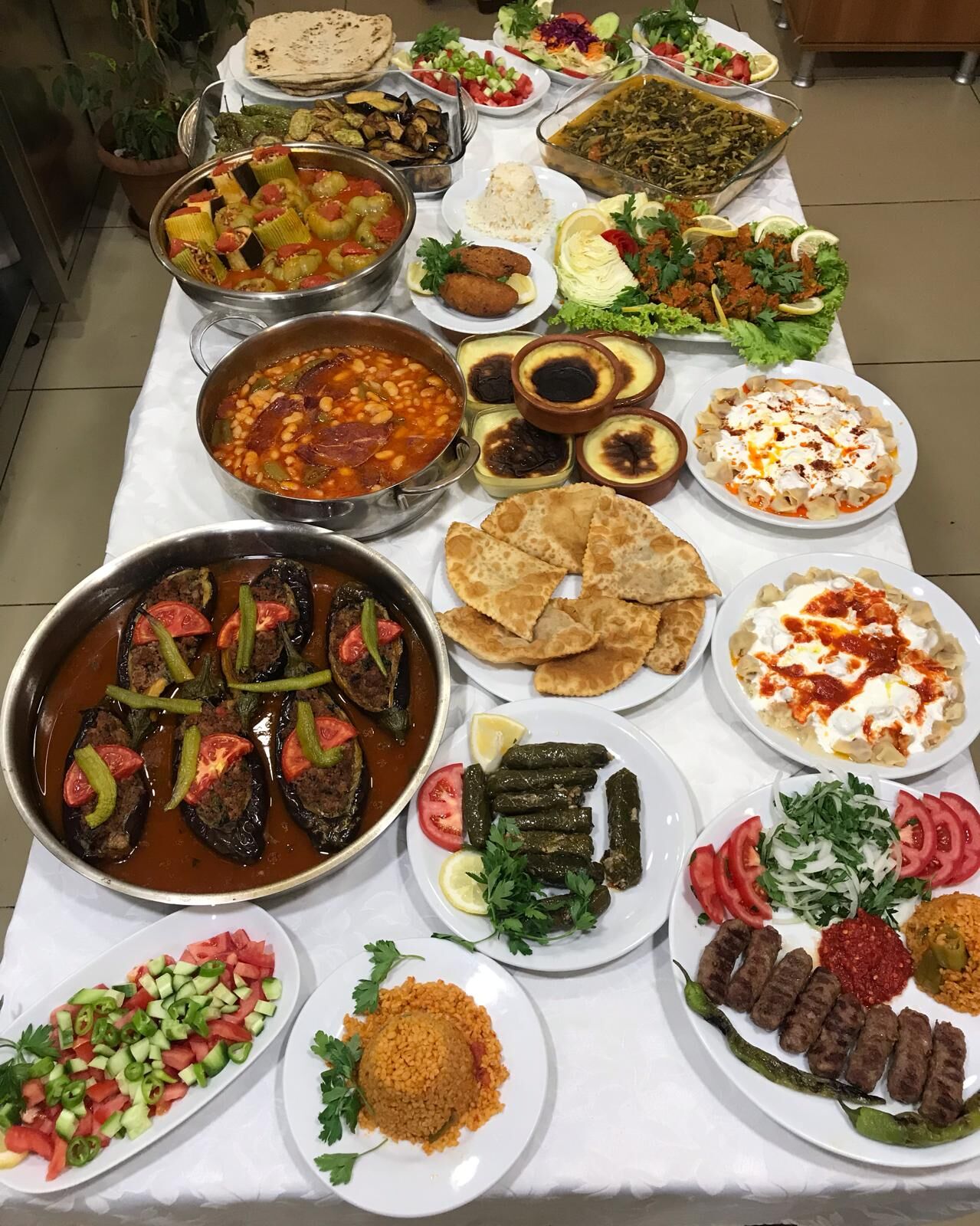 Menü çeşitlerimiz