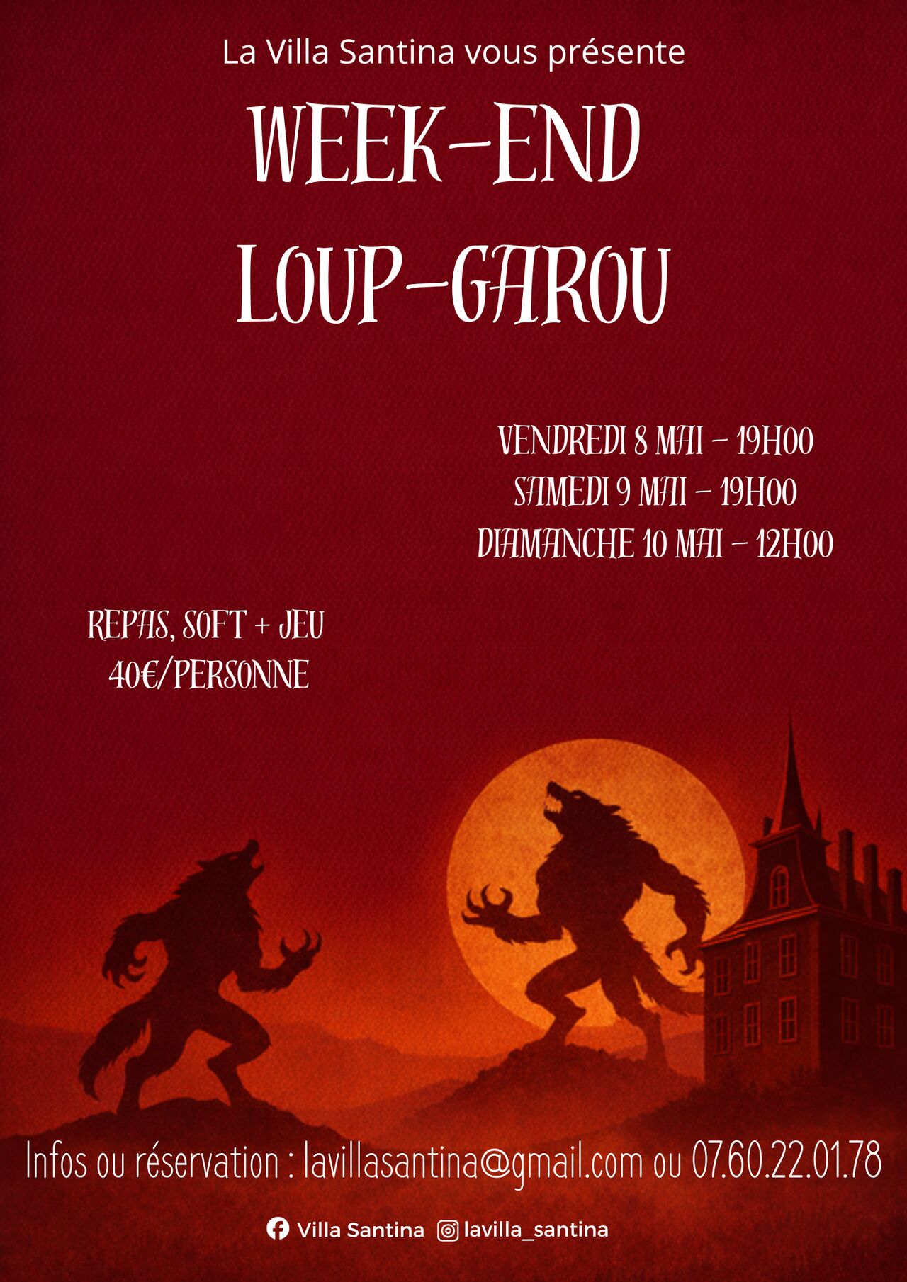 WEEKEND -LOUPS GAROU