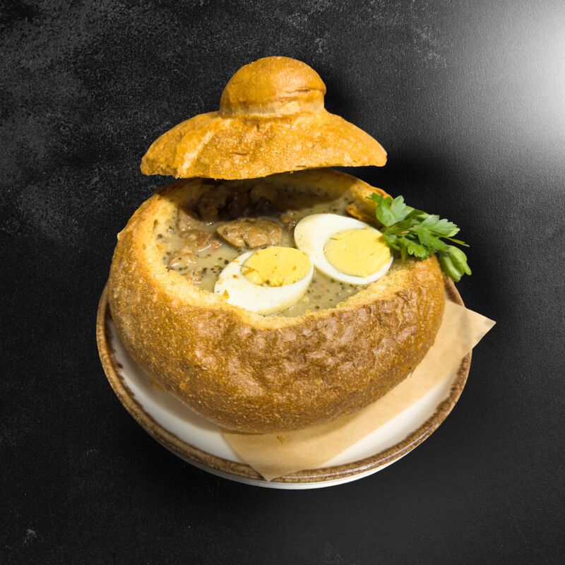 ŻUREK W CHLEBIE | ŻUREK IN BREAD BOWL