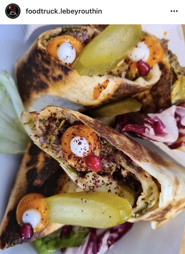 Sandwich shawarma de boeuf maison (à la carte)