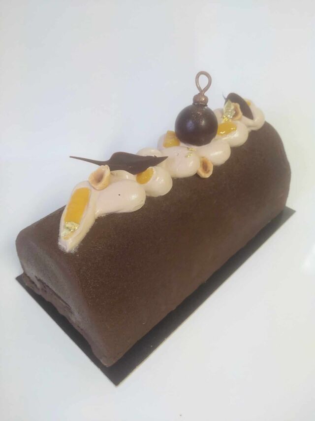 Bûche Pralin-Mandarine