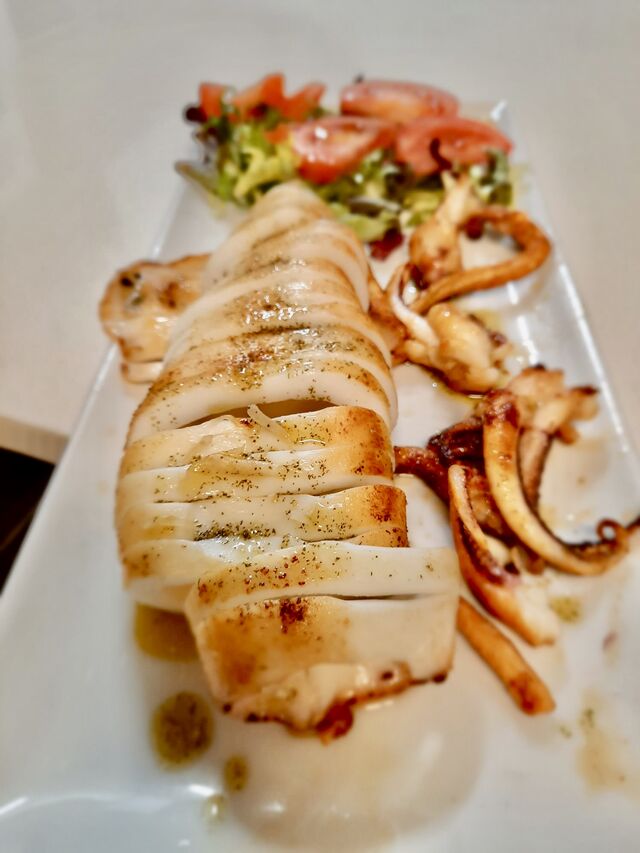 Calamar nacional a la Parrilla