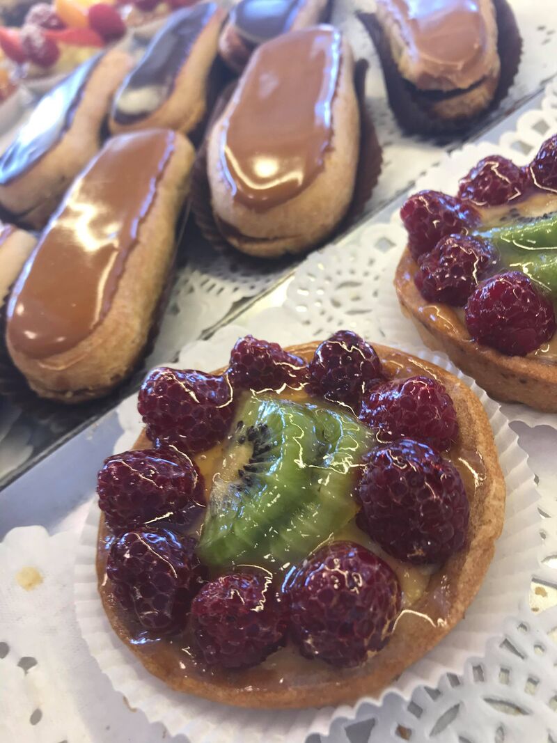 Tartelette framboise/kiwi