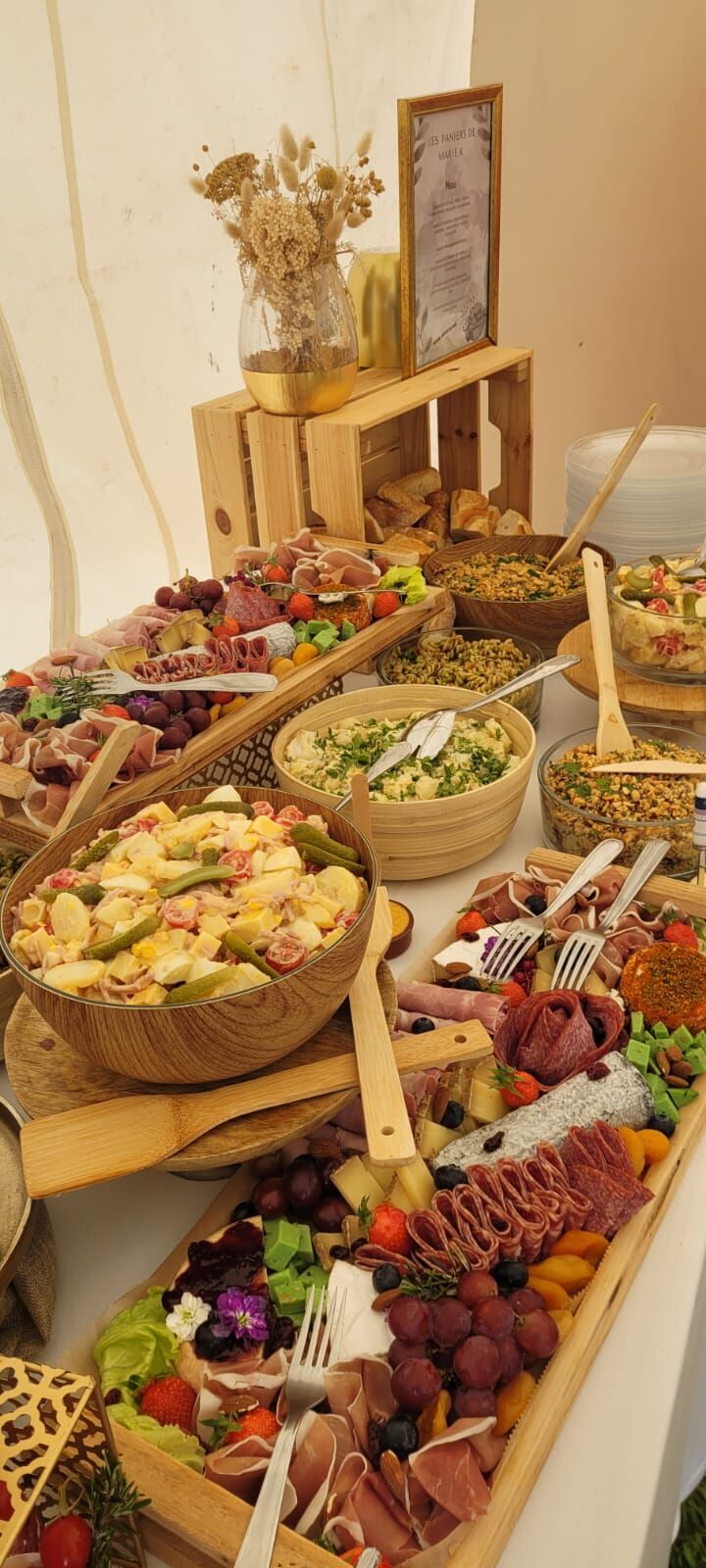 Buffet salade / charcuterie