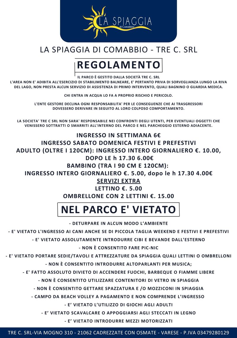 il nostro regolamento