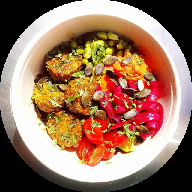 FALAFEL poke and cream