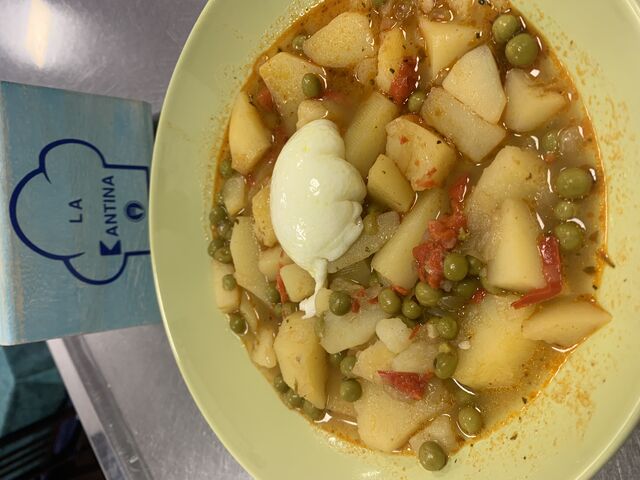 Arbejas plato de temporada