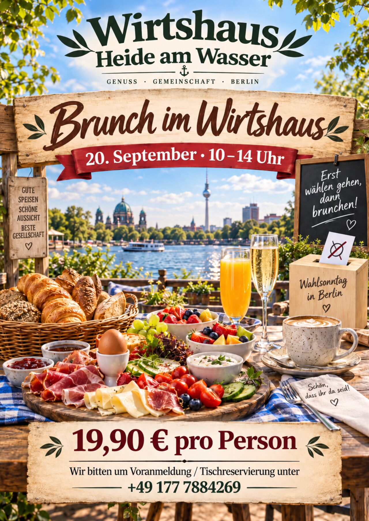 Frühstücksbrunch am 20.09.2026