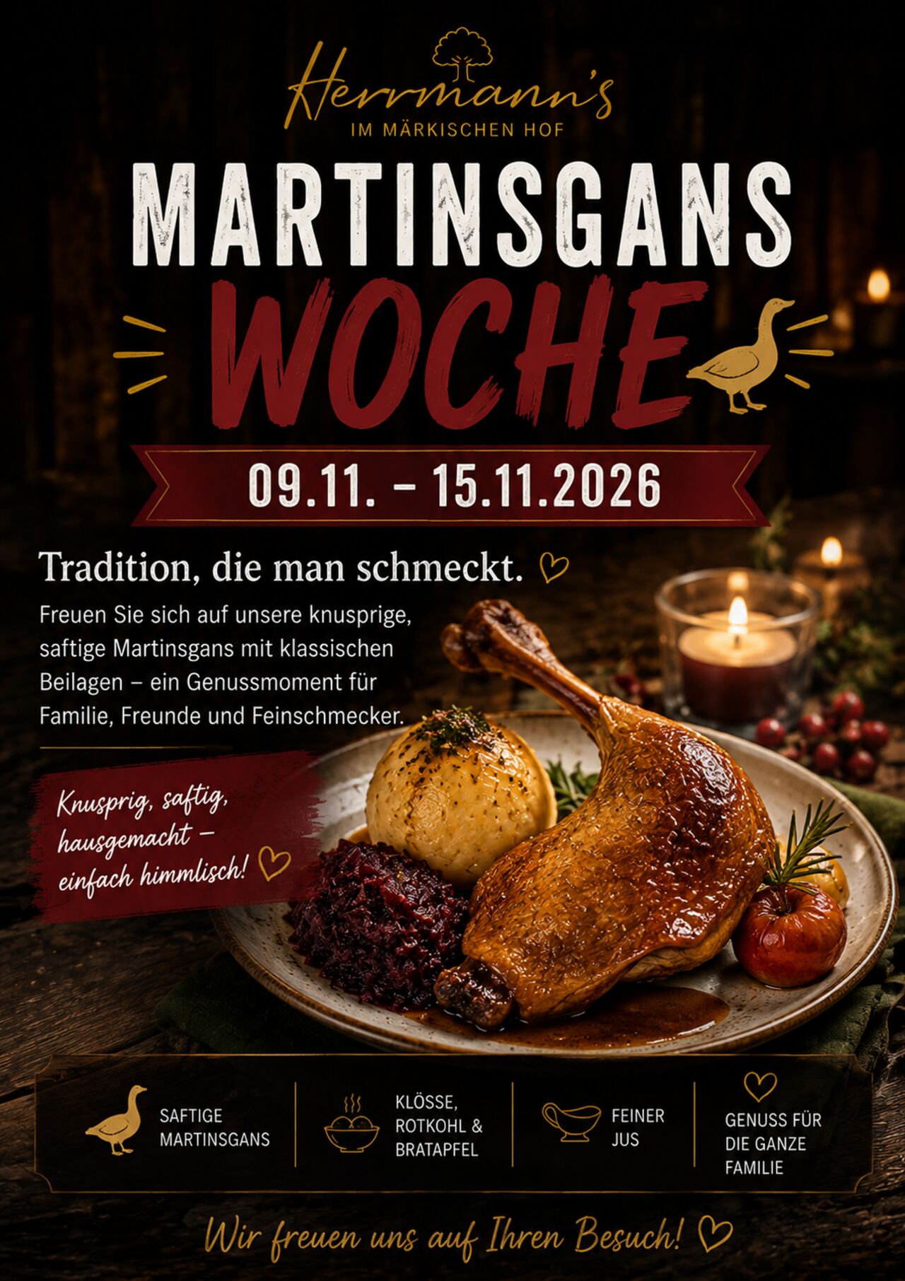 Es wird wieder richtig schön traditionell! 🪿