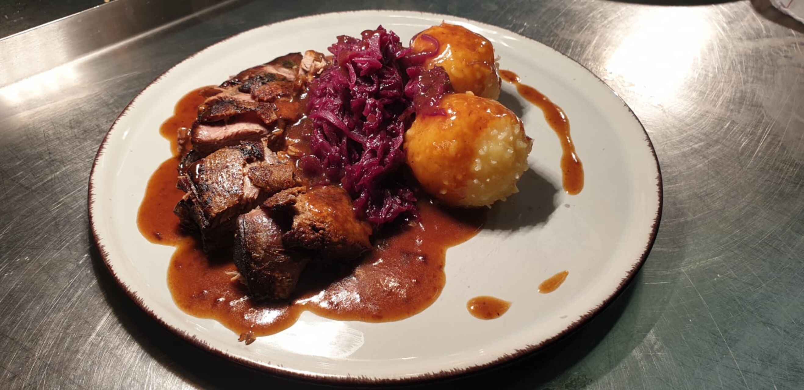 Gänseschmaus im Landgasthaus