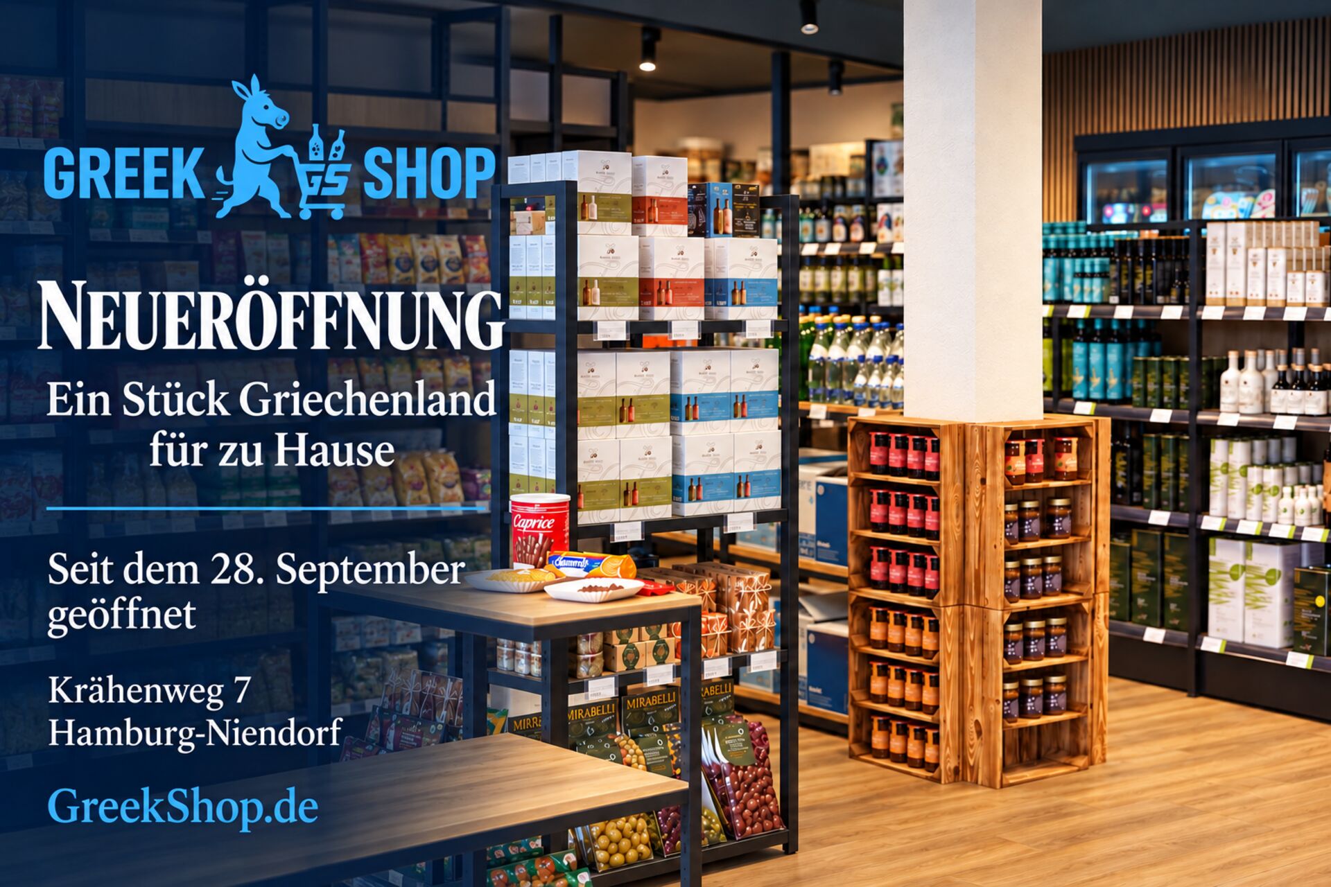 Neueröffnung: Unser GreekShop in Niendorf ist geöffnet!