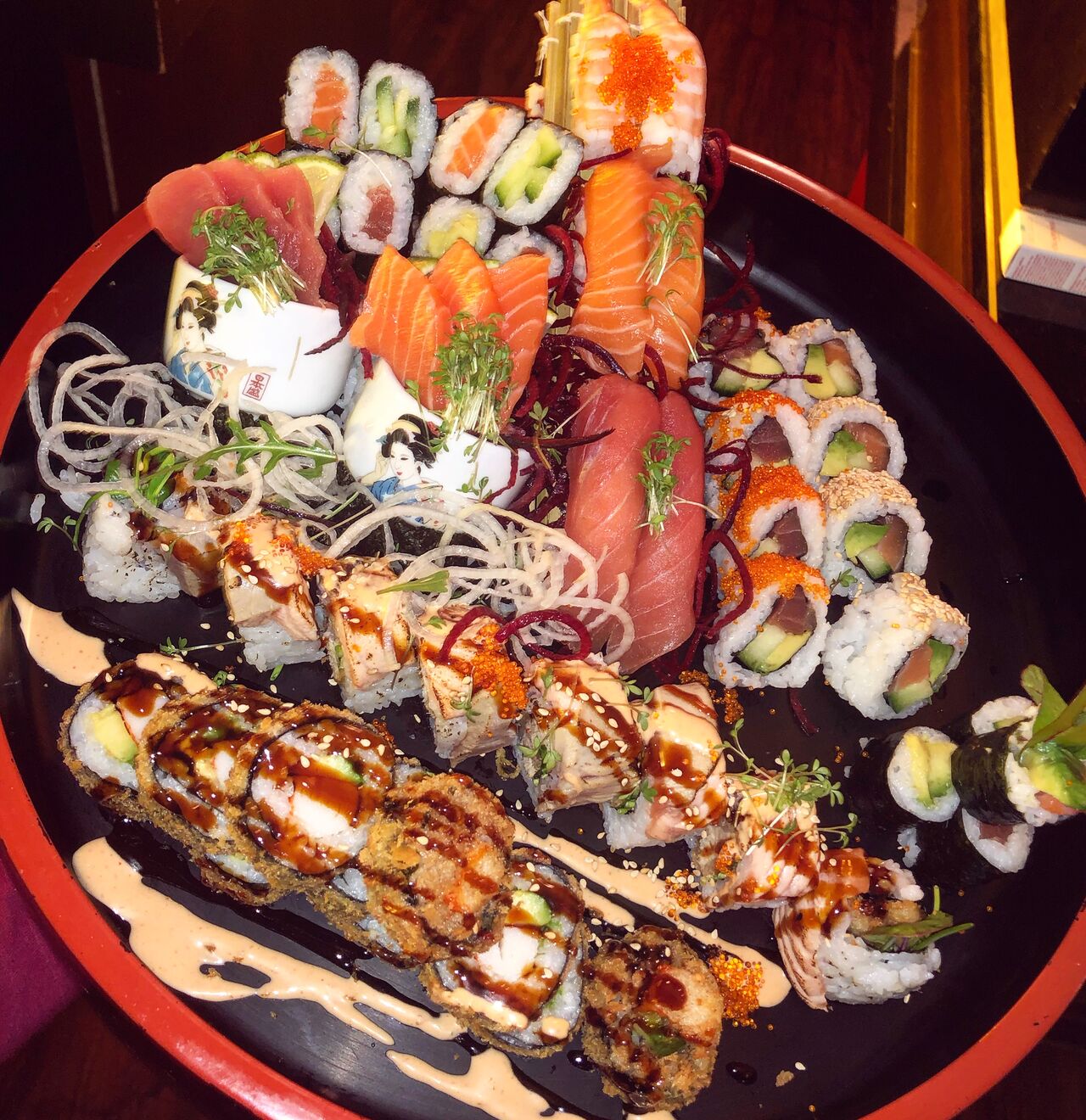 Bento/Sushimenü für 2 