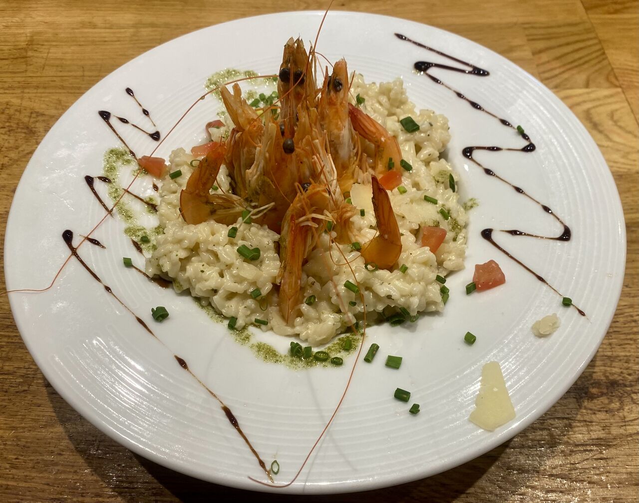 Risotto crémeux aux crevettes