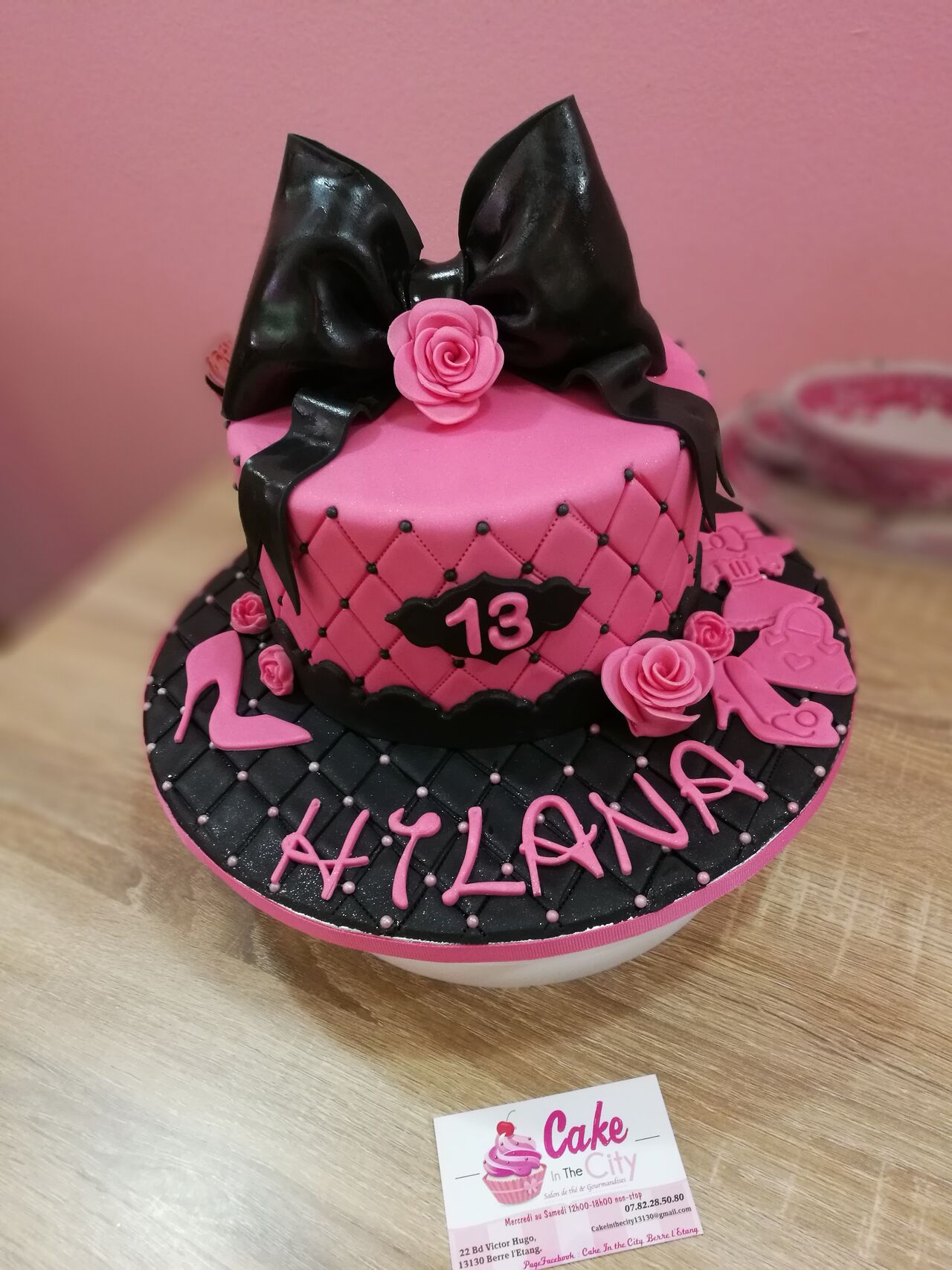 Gâteau d'anniversaire girly