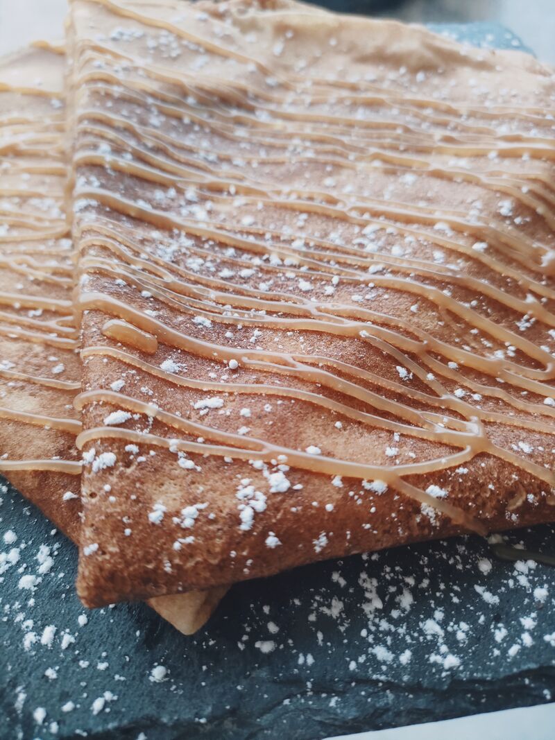 La crêpe caramel maison