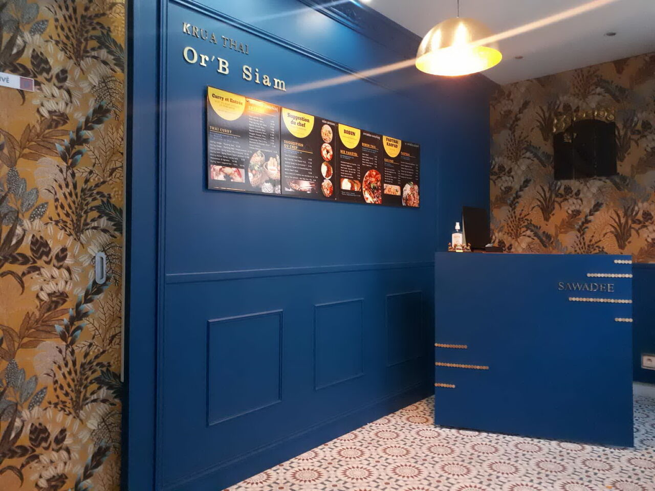 Accueil comptoir commande