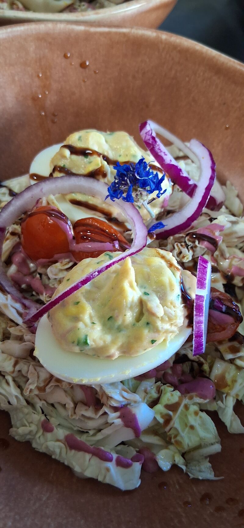 Les œufs mimosa au thon