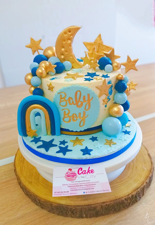Gâteau Baby Shower Boy